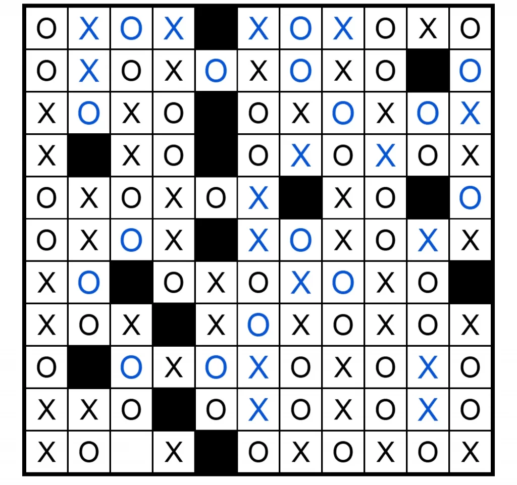 Puzzle Page Os and Xs April 6 2025 Answers