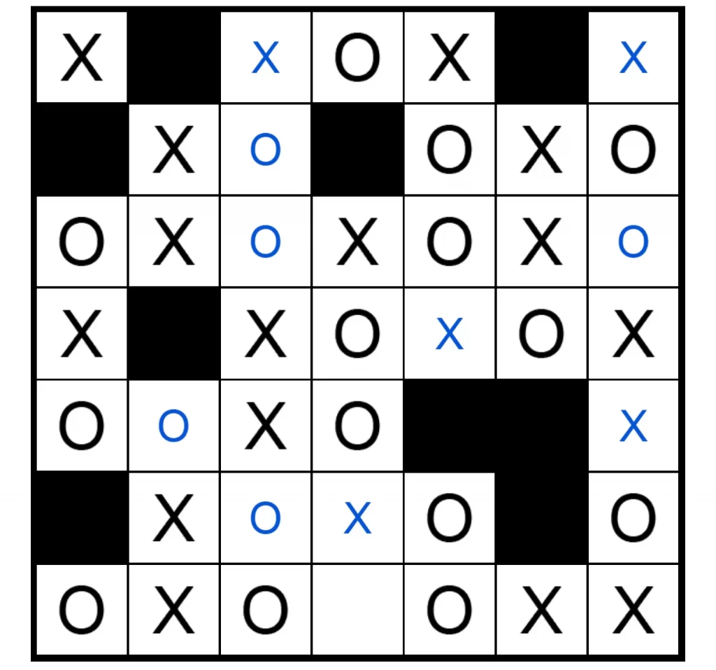 Puzzle Page Os and Xs April 7 2025 Answers