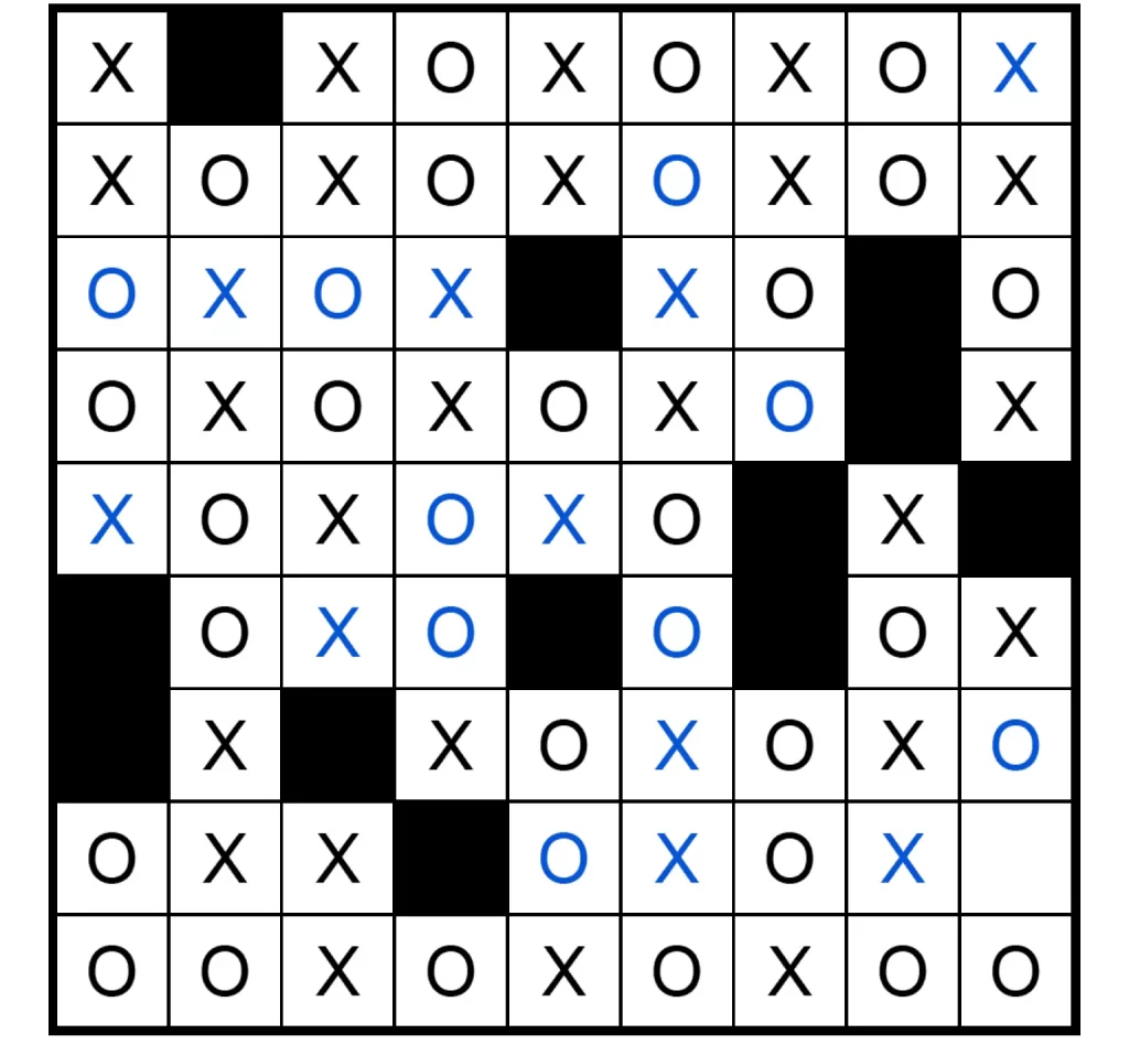 Puzzle Page Os and Xs May 1 2025 Answers