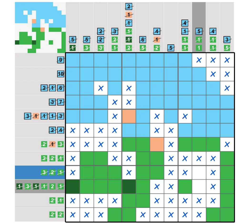 Puzzle Page Picture Cross April 22 2025 Answers