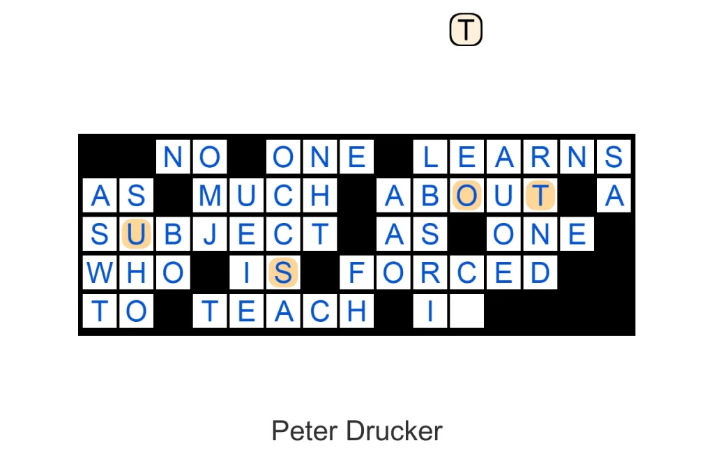 Puzzle Page Quote Slide April 10 2025 Answers