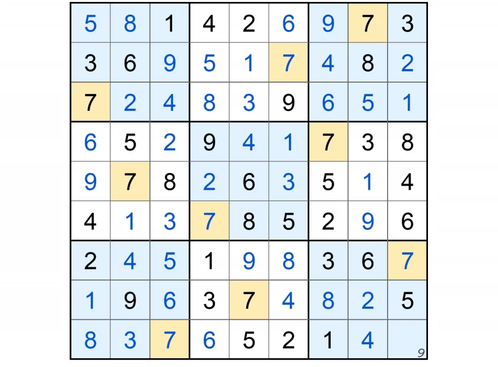 Puzzle Page Sudoku April 22 2025 Answers