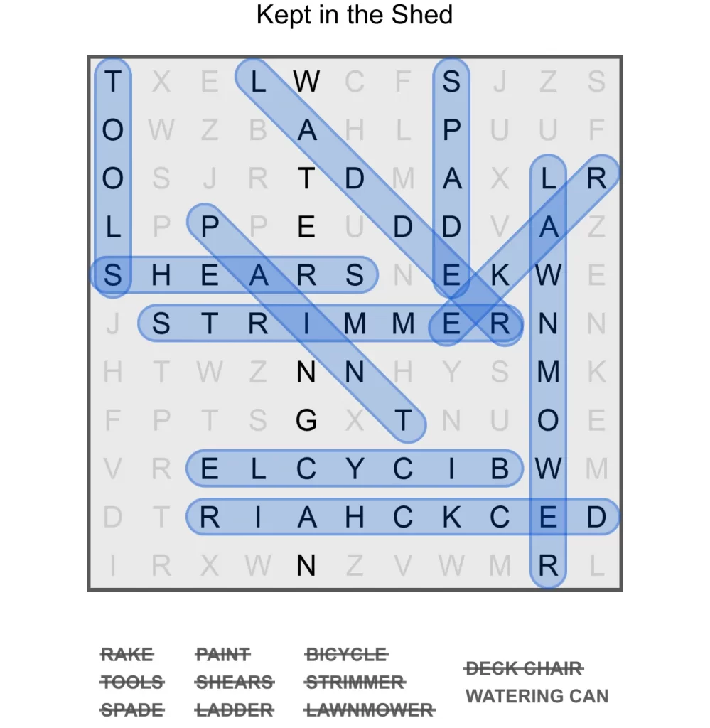 Puzzle Page Word Search April 22 2025 Answers