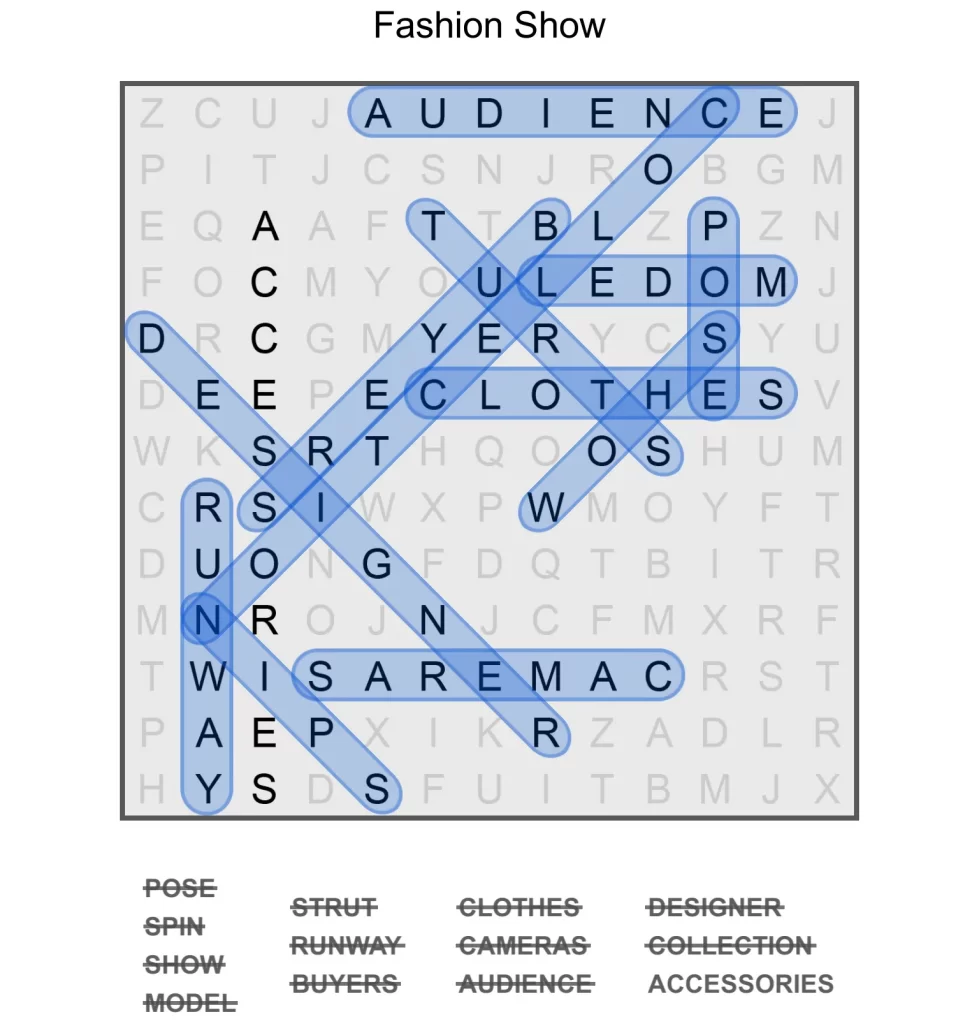 Puzzle Page Word Search April 27 2025 Answers