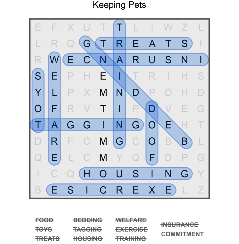 Puzzle Page Word Search April 4 2025 Answers