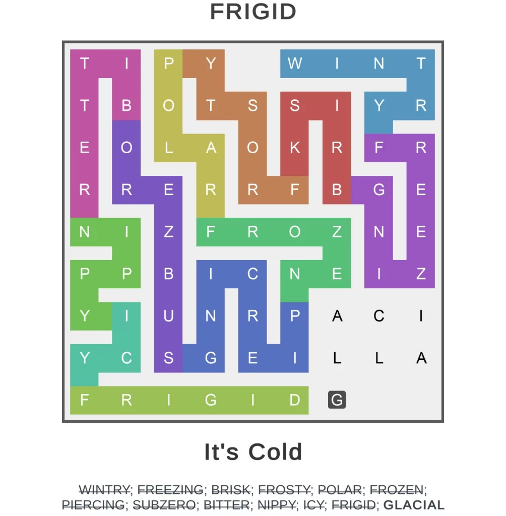 Puzzle Page Word Snake April 16 2025 Answers