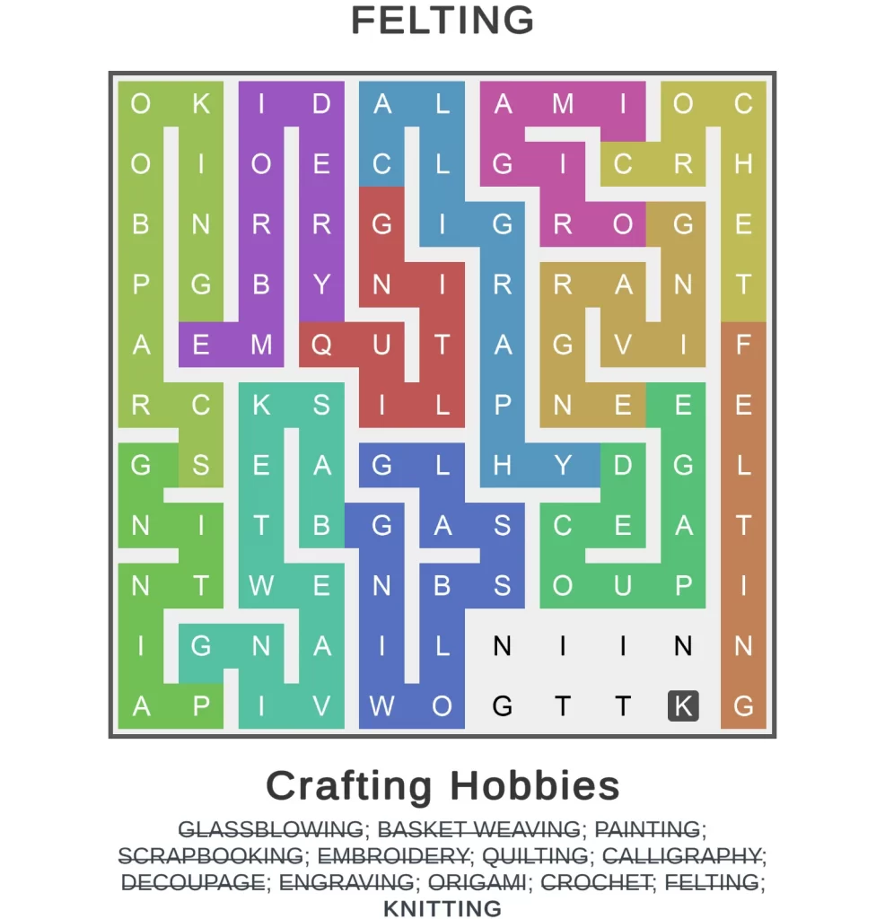 Puzzle Page Word Snake April 5 2025 Answers