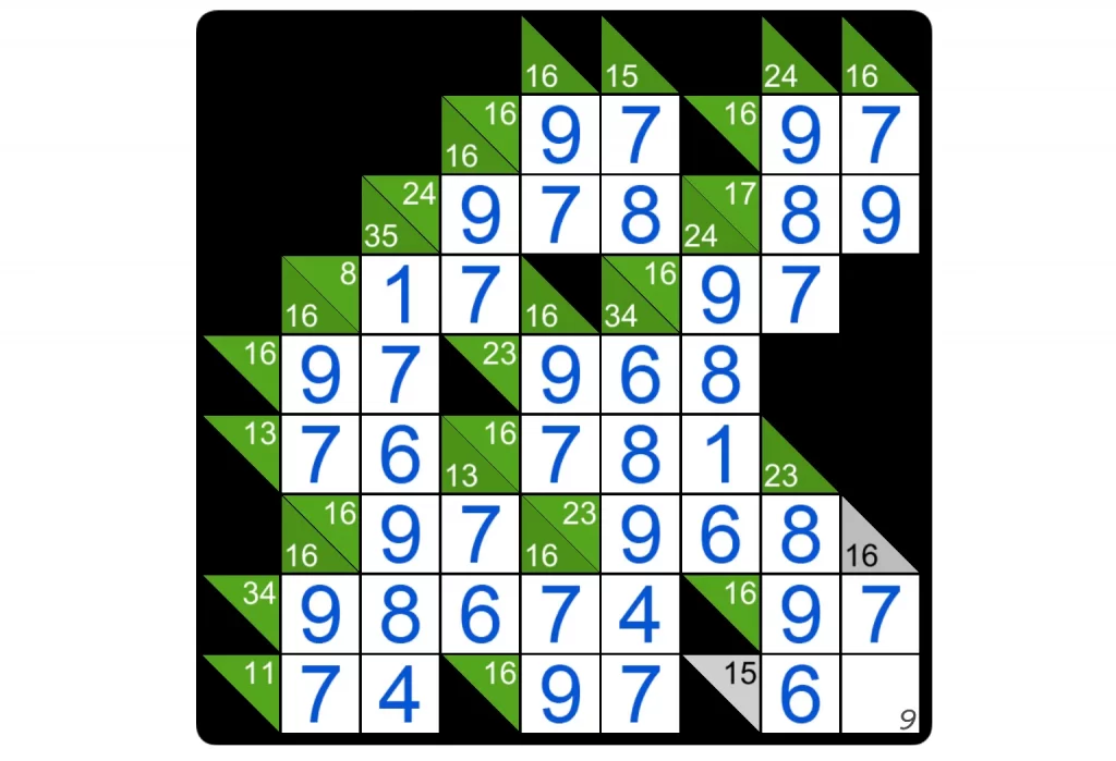 Puzzle Page Kakuro May 3 2025 Answers